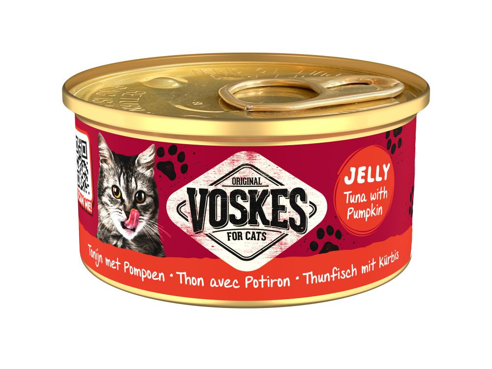 Voskes Jelly tonfisk med pumpa våtfoder katt