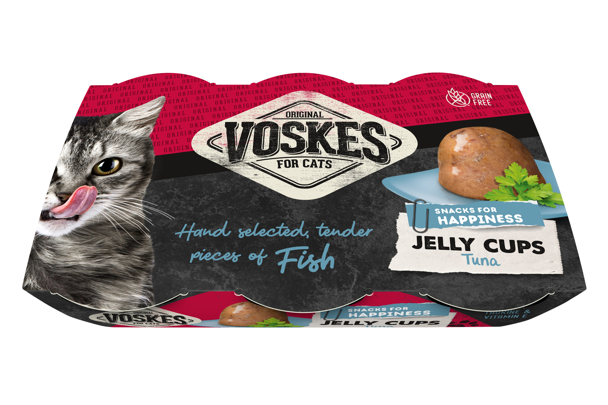 Voskes Jelly Cups tonfisk kattgodis