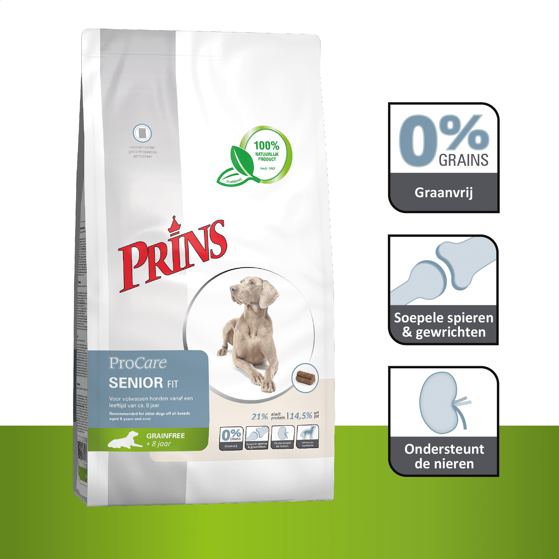 Prins ProCare Grain Free Senior Fit hundfoder