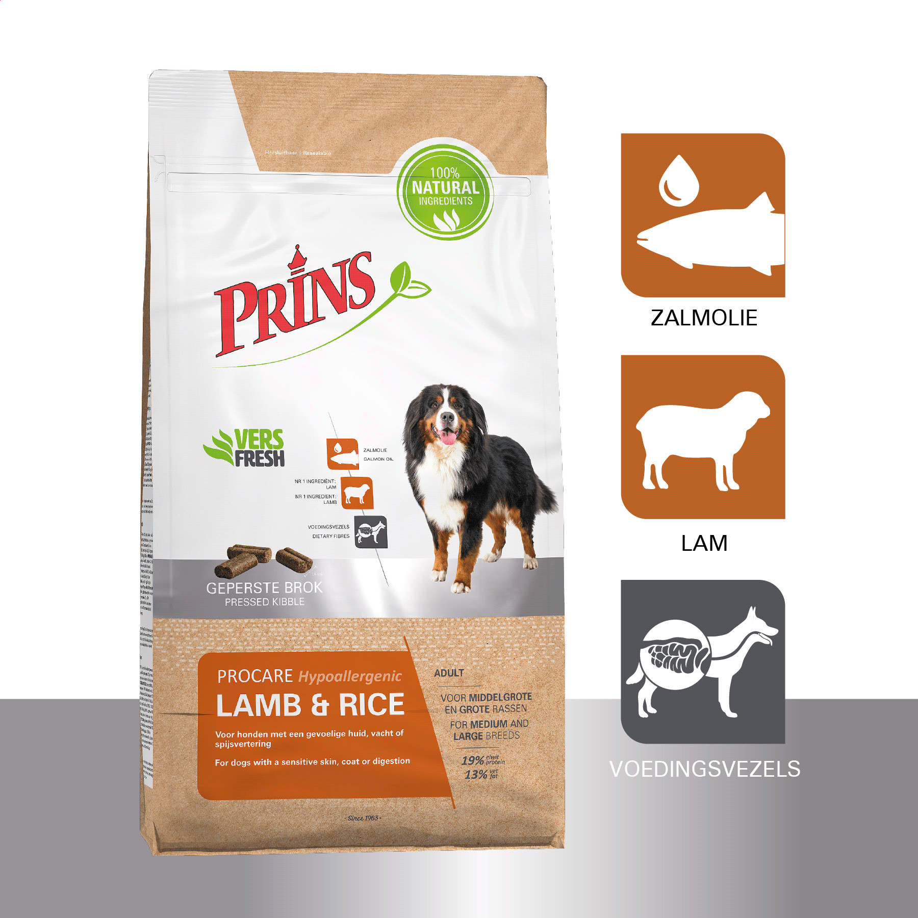 Prins ProCare Hypoallergenic med lamm och ris hundfoder