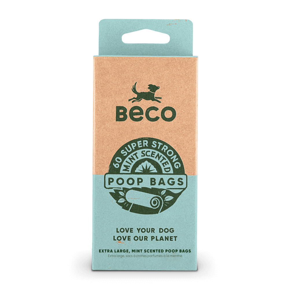 Beco Bags bajspåsar mint - 60 stycken