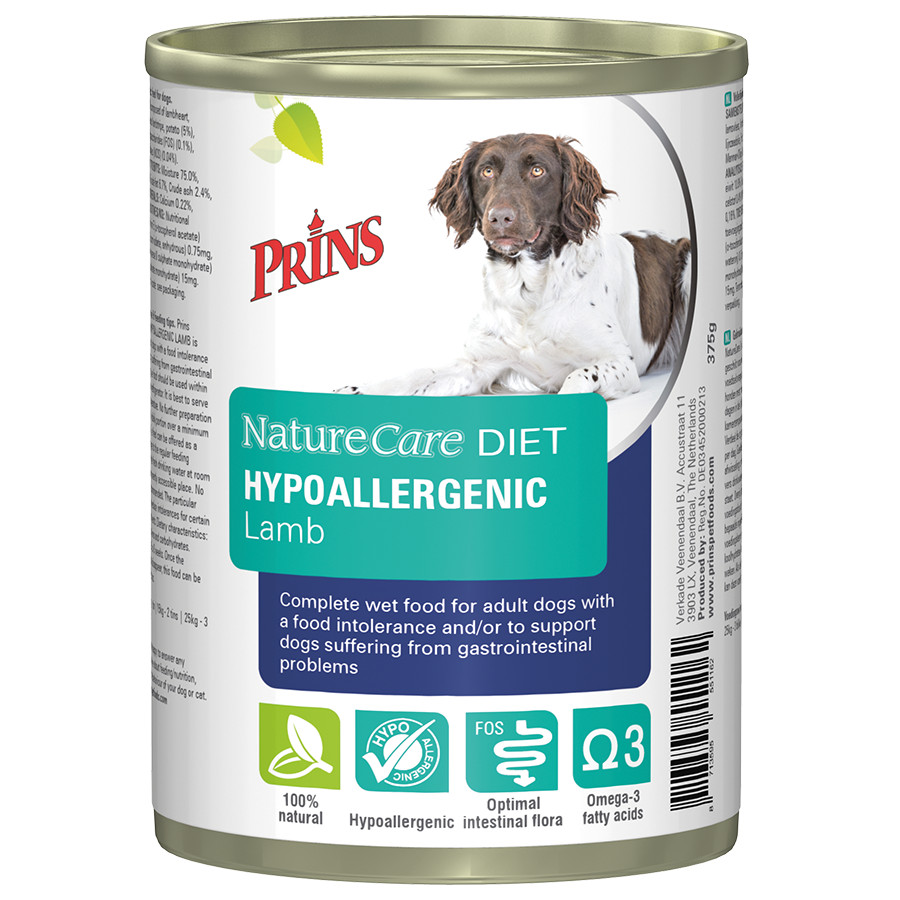 Prins NatureCare Diet Hypoallergenic lamm våtfoder hund