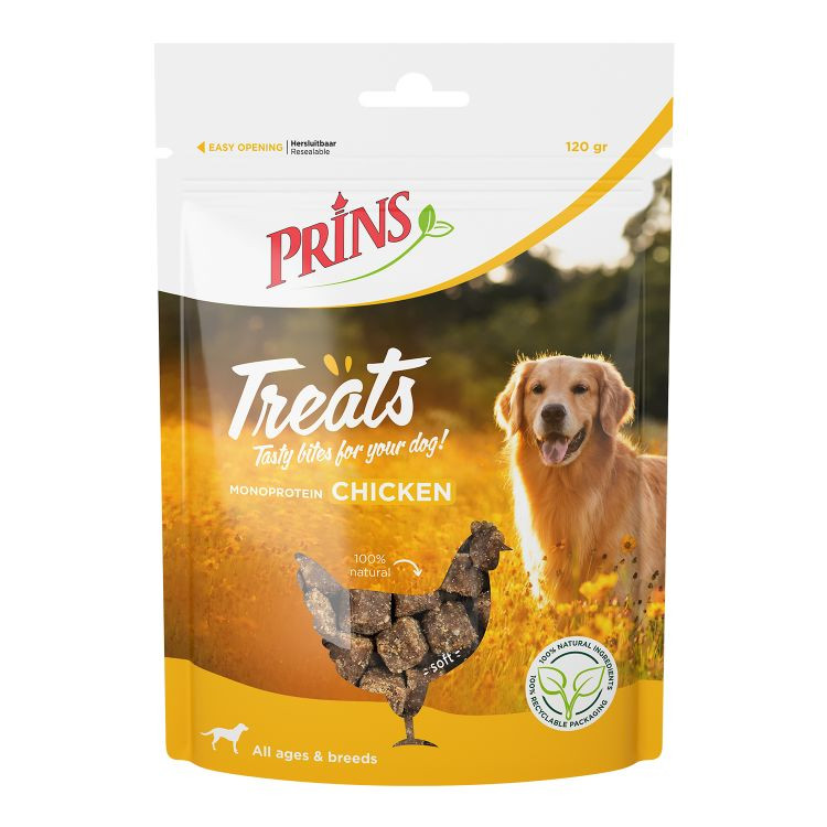 Prins Treats Chicken (kyckling) hundgodis (120 g)