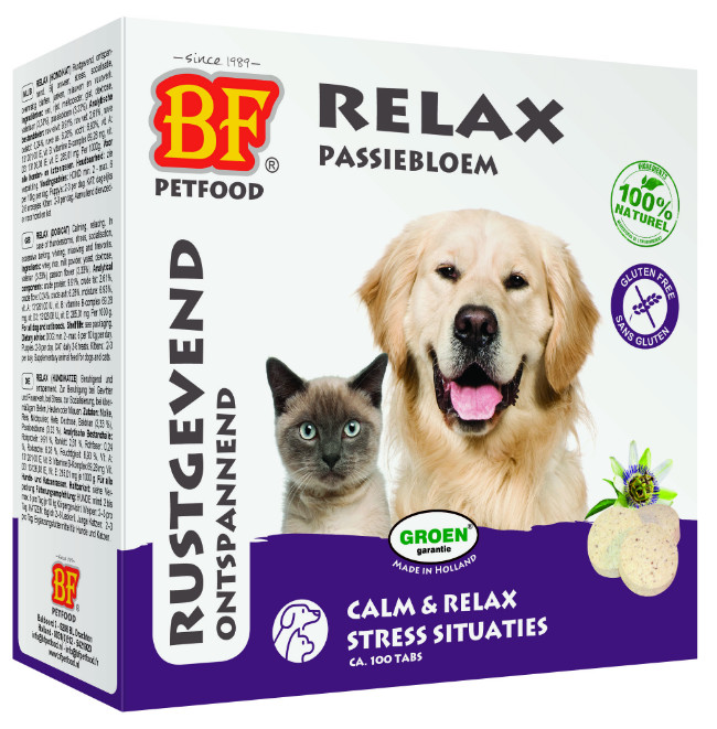 BF Petfood Relax Tabletter för hund och katt