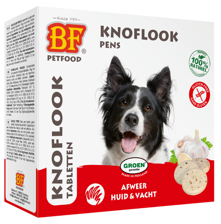 BF Petfood Tabletter med vitlök och vom för hund