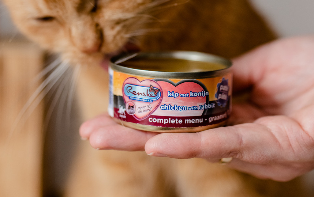 Renske Grain Free paté kyckling med kanin våtfoder katt (burk)