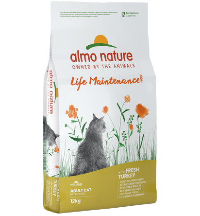 Almo Nature Life Maintenance färsk kalkon kattfoder