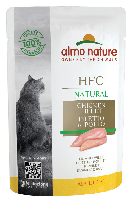 Almo Nature HFC Natural kycklingfilé våtfoder katt (55 g)