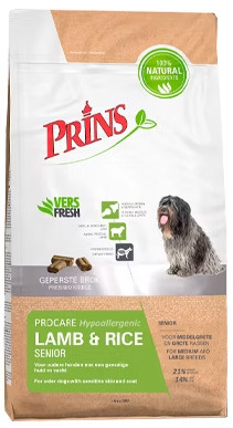 Prins ProCare Senior Hypoallergenic med lamm och ris hundfoder