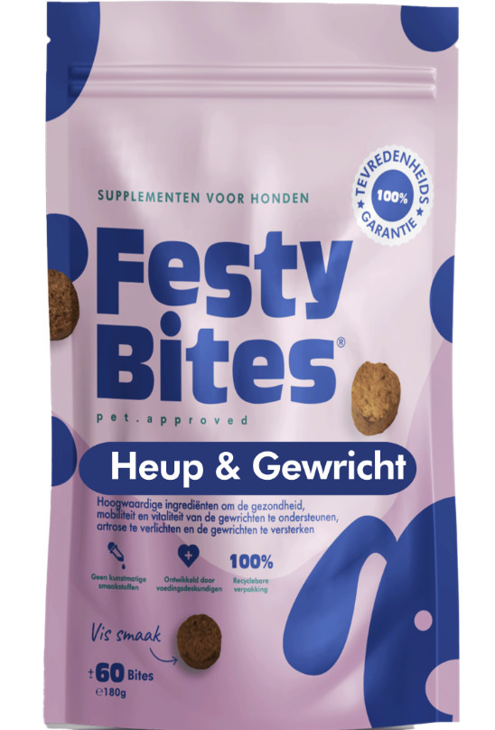 FestyBites Heup & Gewricht supplement hond