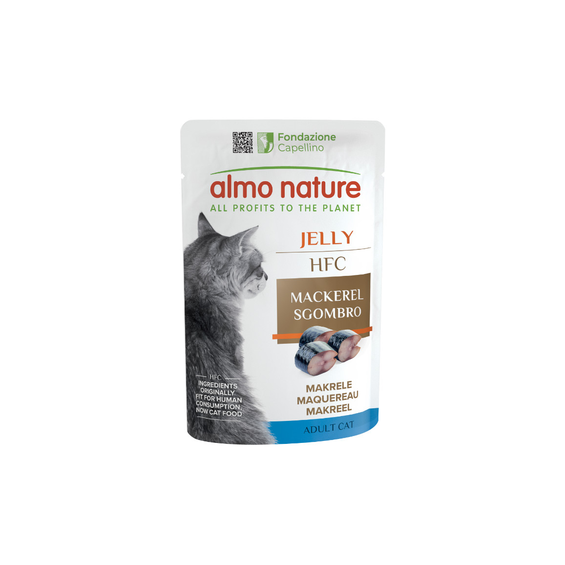 Almo Nature HFC Jelly makreel natvoer kat (55 g)