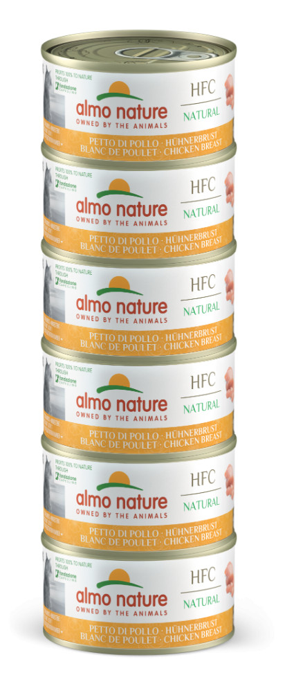 Almo Nature HFC Natural kycklingkött våtfoder katt (70 g)