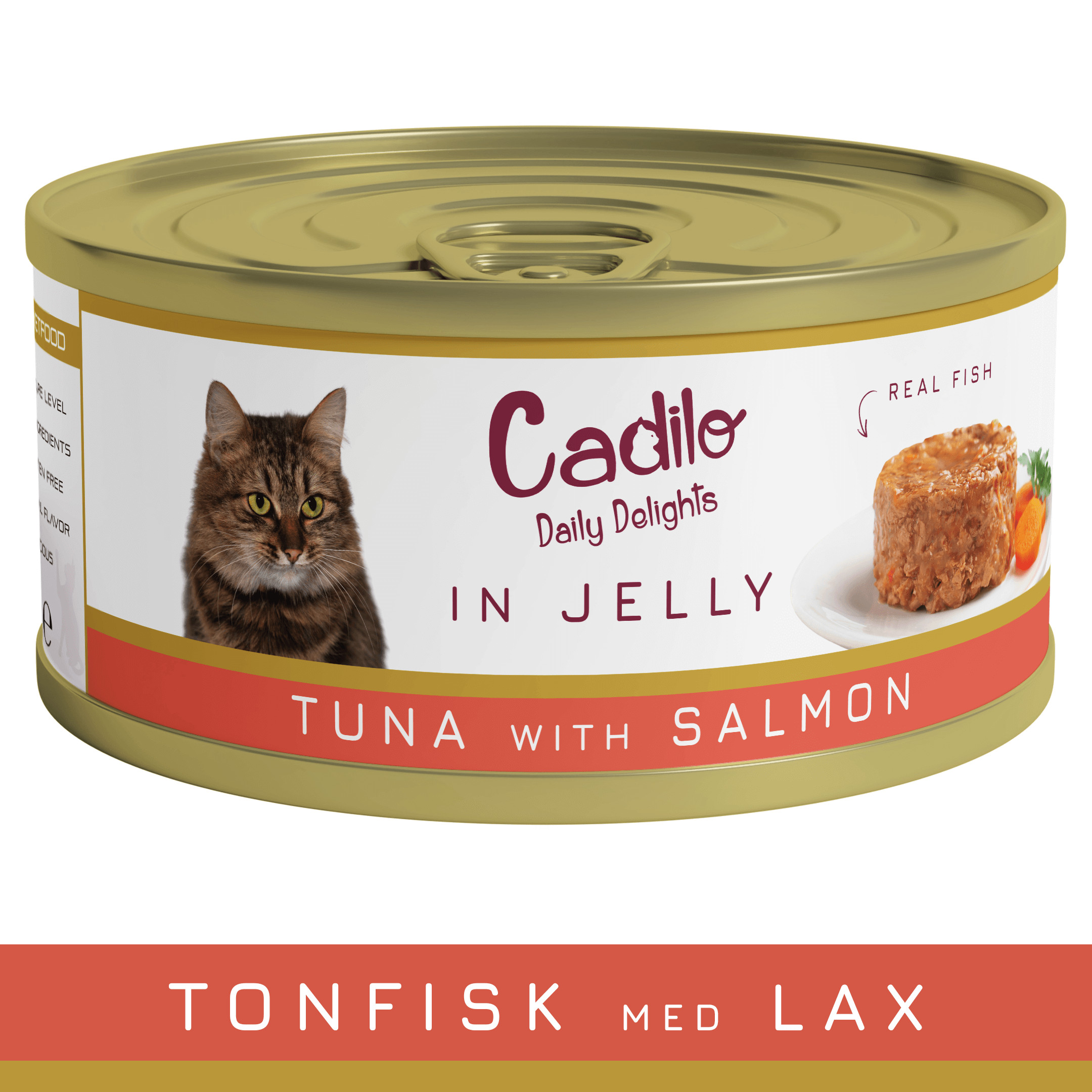 Cadilo tonijn met zalm in gelei natvoer kat (70 g)