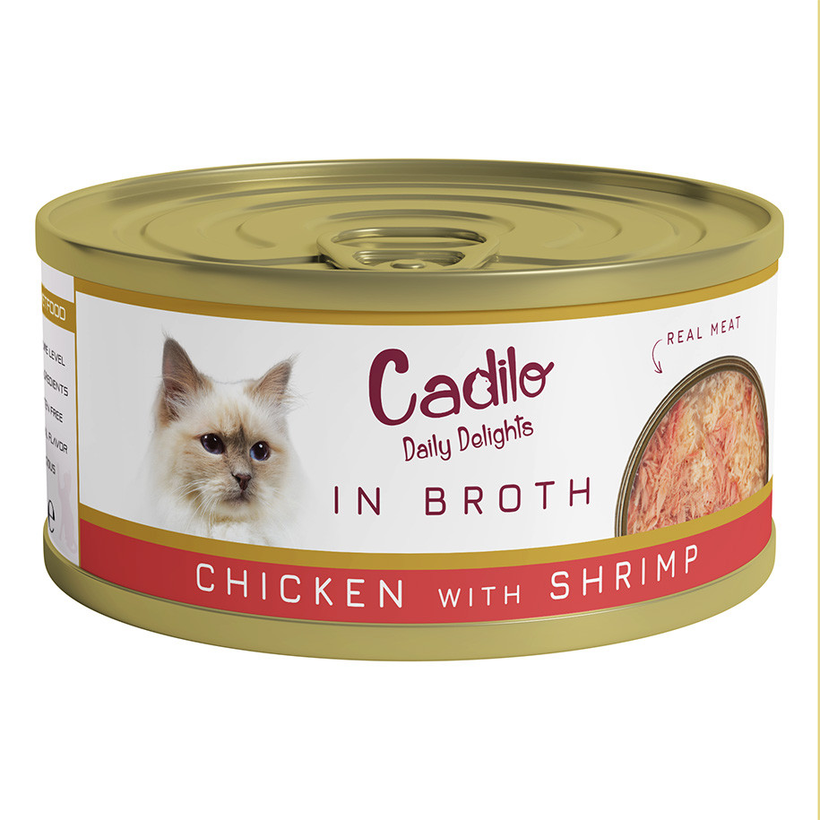 Cadilo in bouillon mixpack natvoer kat (12 x 70 g)