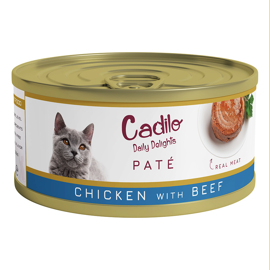 Cadilo paté mixpack natvoer kat (12 x 70 g)