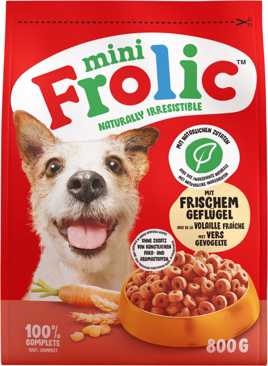 Frolic Mini med fågel hundfoder