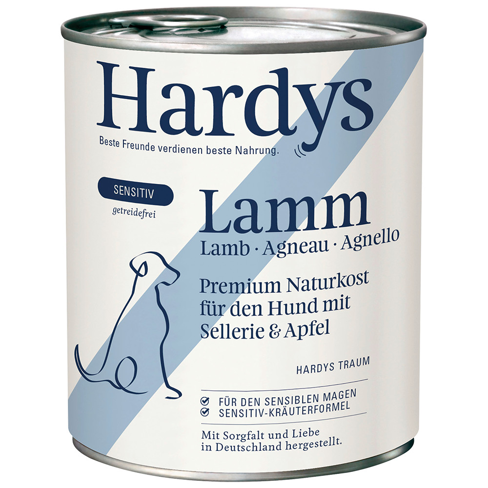 Hardys Sensitiv lam met sellerie en appel natvoer hond