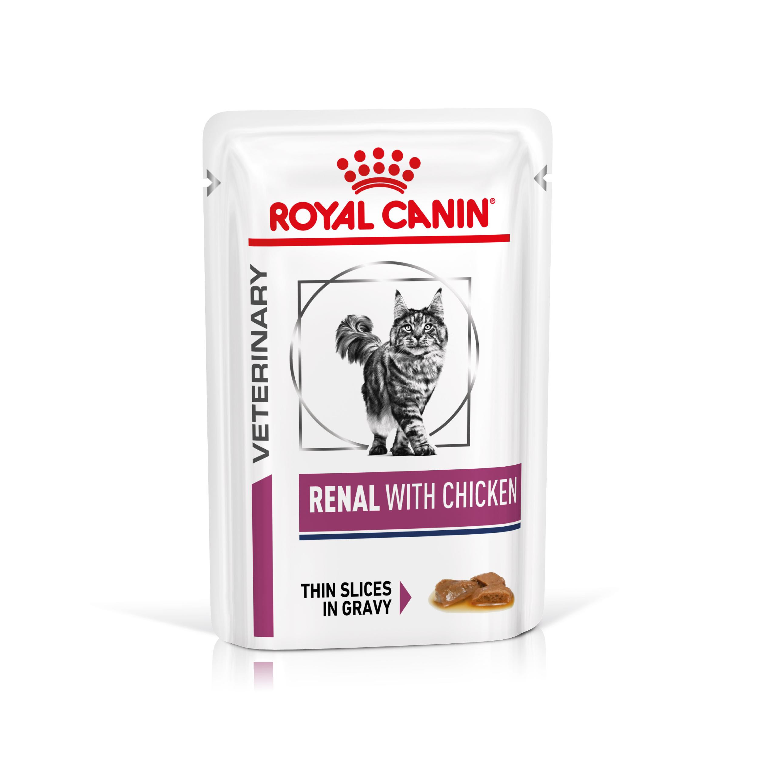 Royal Canin Veterinary Renal med kyckling våtfoder katt