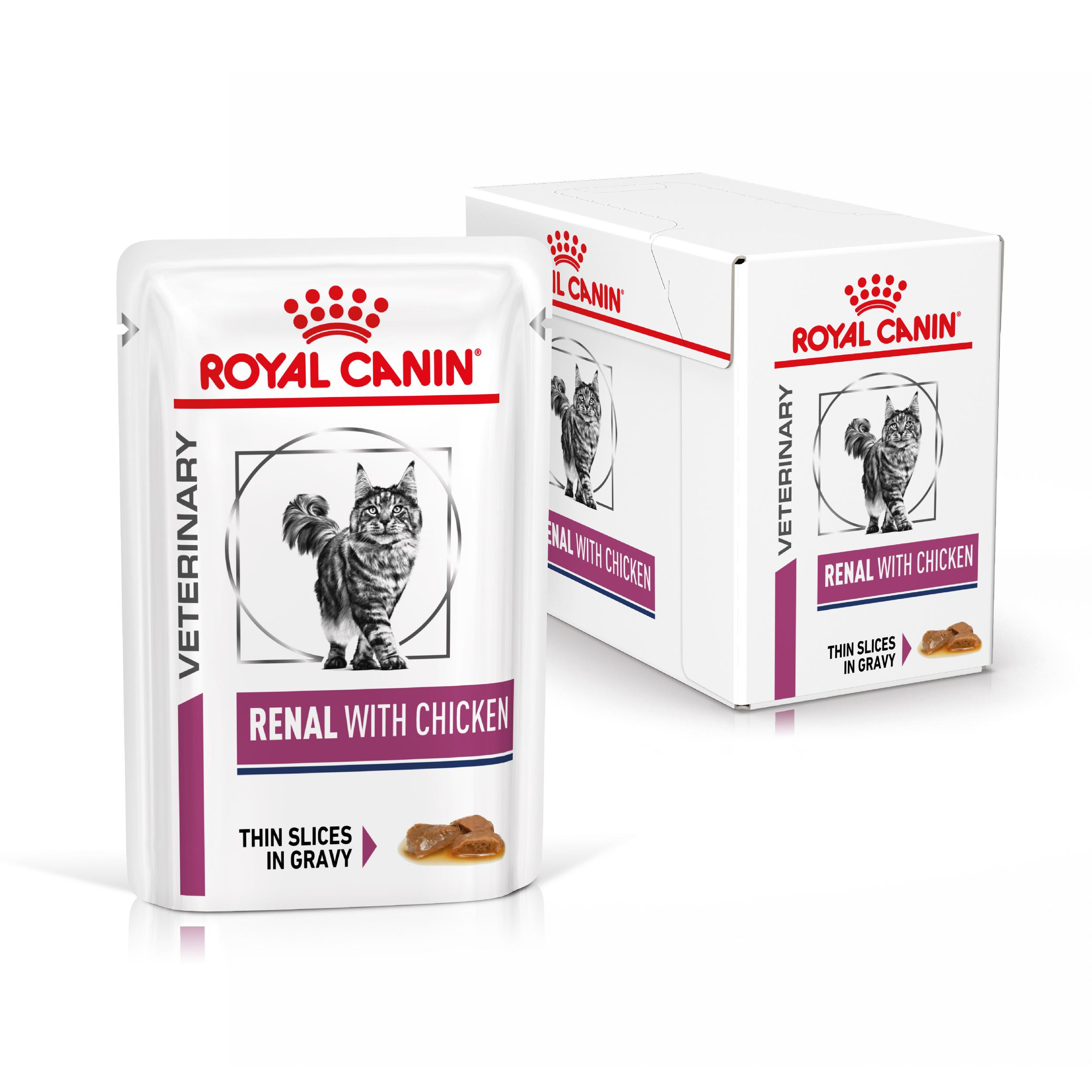 Royal Canin Veterinary Renal med kyckling våtfoder katt