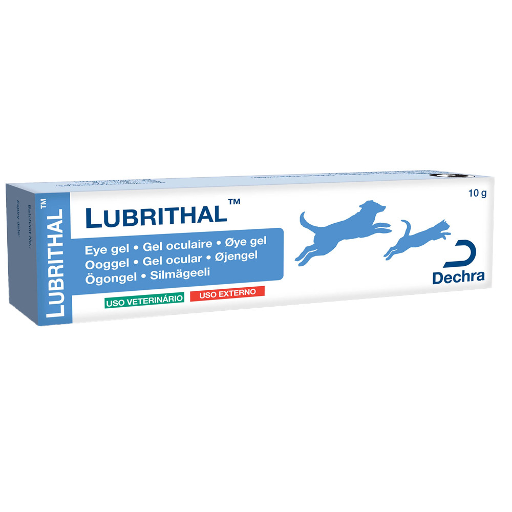 Lubrithal Ooggel voor hond en kat 10 gr