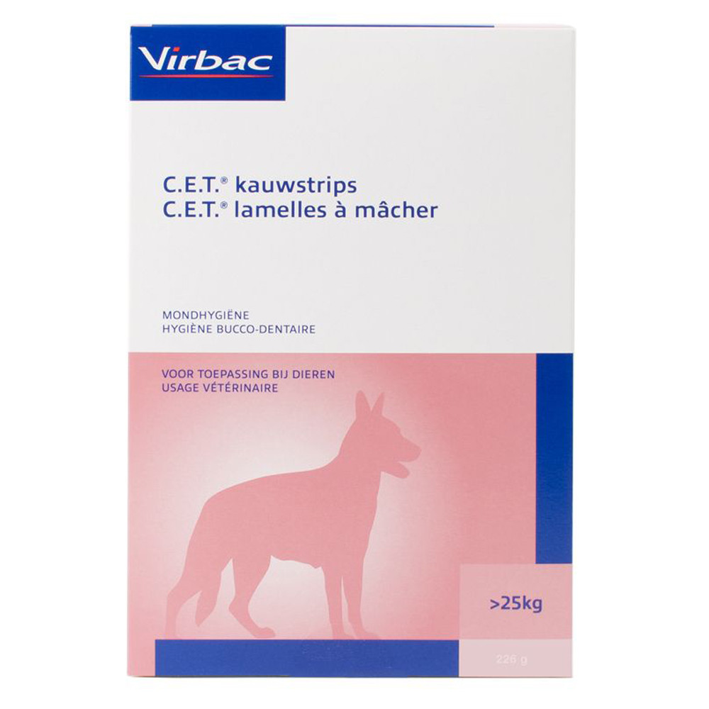 Virbac C.E.T. Kauwstrips hond vanaf 25 kg