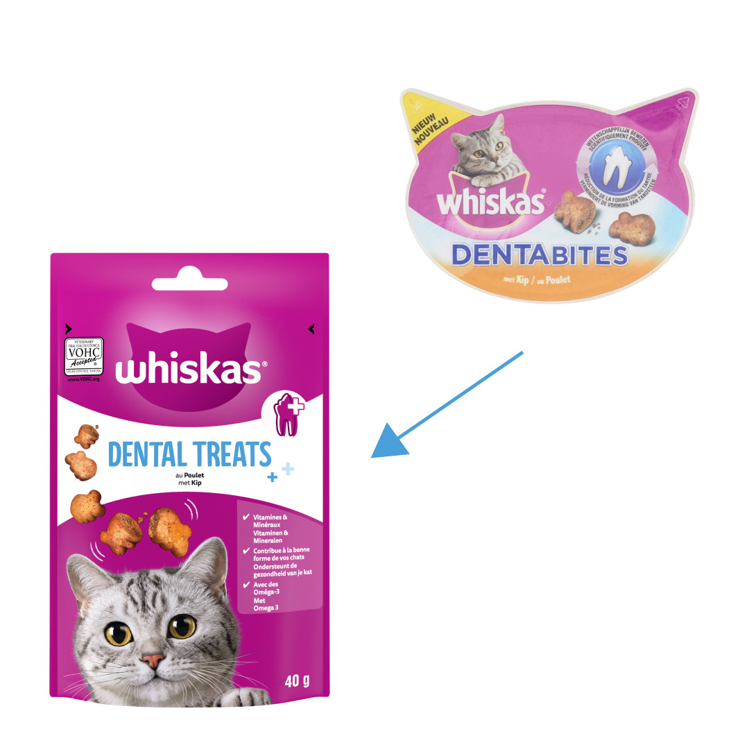 Whiskas Dental Treats kattgodis